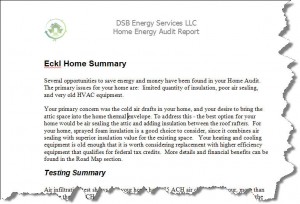 Home Energy Audit Report